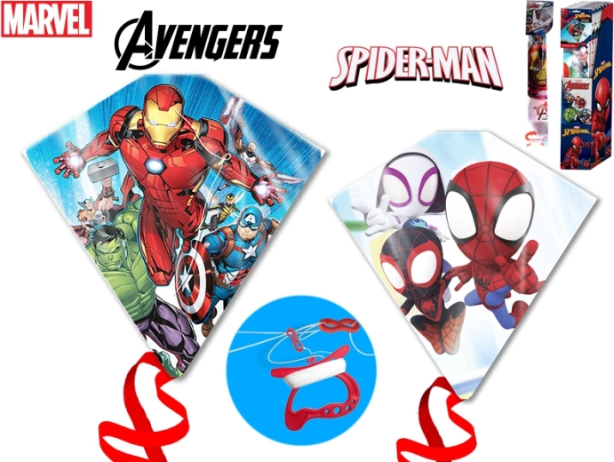 Lietajúci drak s motívom Avengers a Spider-Man