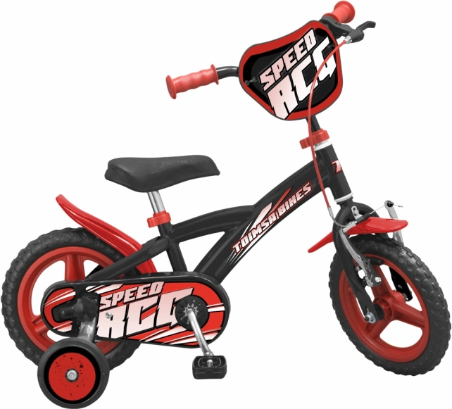 Detský bicykel TOIMSA Speed 12" čierno‑červený