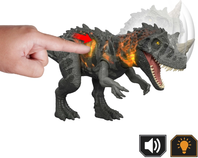 Útok čeľusťou a rev na povel