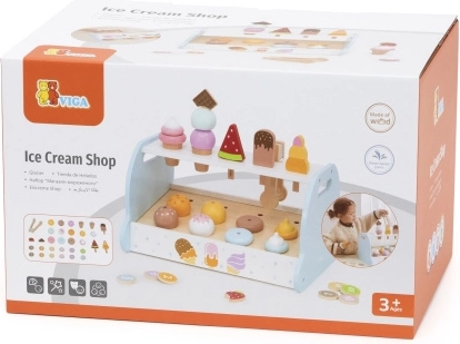 Viga PolarB drevená mini zmrzlináreň a cukráreň