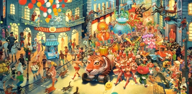 Puzzle 4000 dielikov – Karneval v Riu