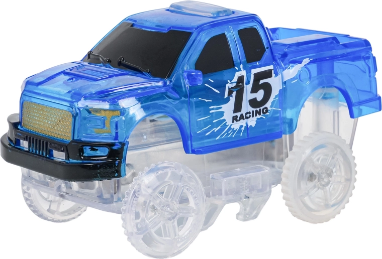 LED autíčko pripravené na preteky