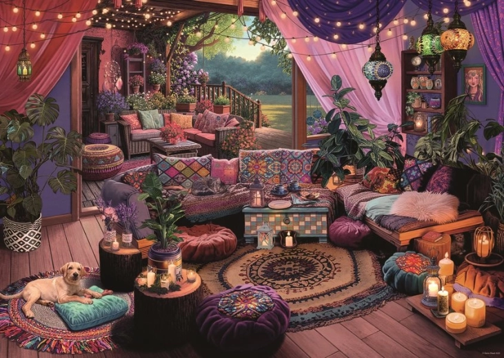 Ravensburger Puzzle Moje útulné boho útočisko 1000 dielikov