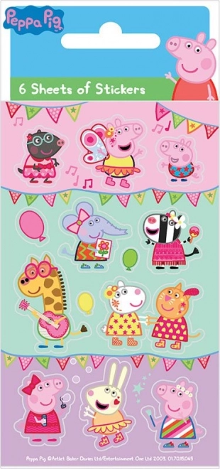 Samolepky Prasiatko Peppa karneval