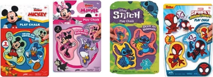 John 2D krieda s motívom Spidey, Stitch, Mickey alebo Minnie