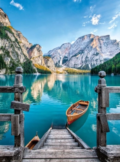 Puzzle Jazero Braies 500 ks