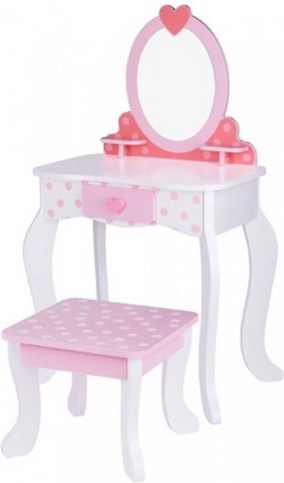 Tooky Toy detský toaletný stolík s stoličkou