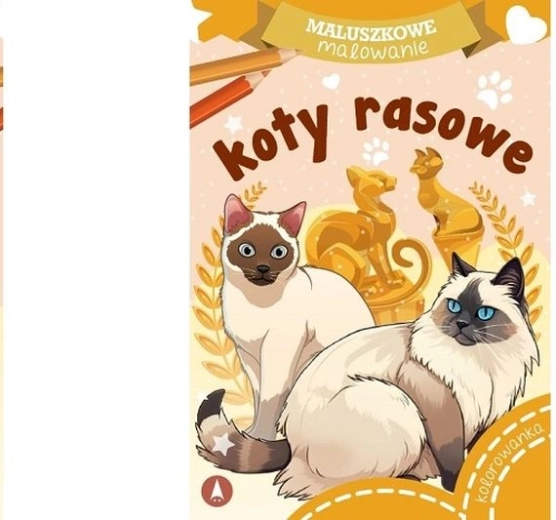 Maľovanie pre najmenších: Plemenné mačky