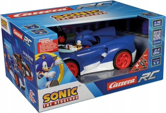 Carrera RC Sonic Racing monster truck Sonic na diaľkové ovládanie