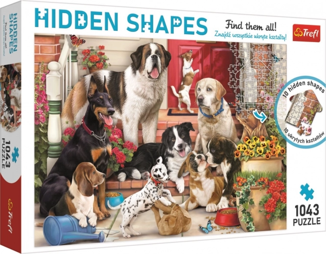 Puzzle HIDDEN SHAPES: psia zábava