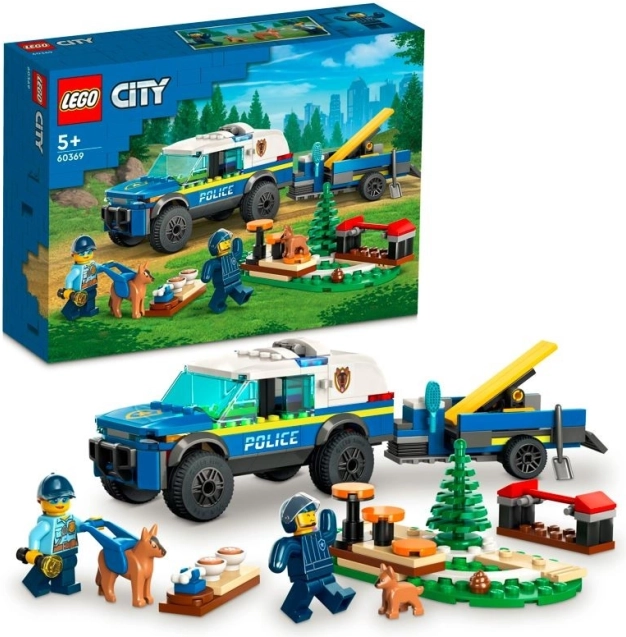 LEGO City výcvik policajných psov v teréne