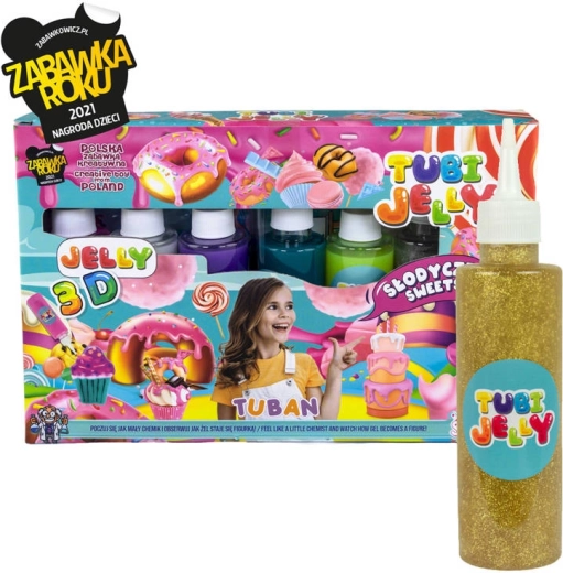 Sada Tubi Jelly Sladkosti 6 farieb