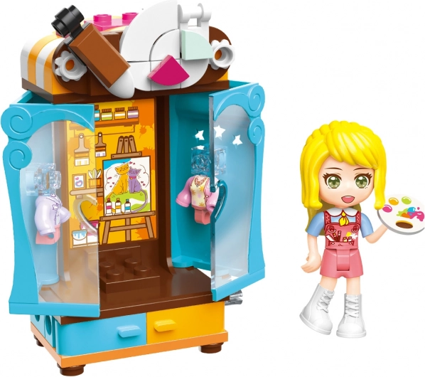 Qman UNA Series šatníková skriňa maliarky stavebnica