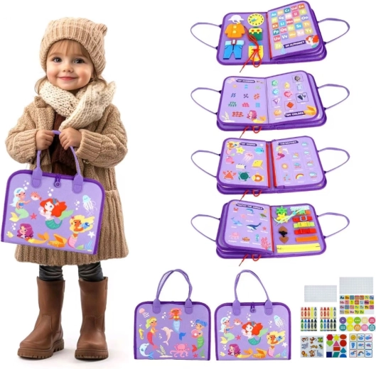 2Kids Toys senzorická busy kniha Morské panny