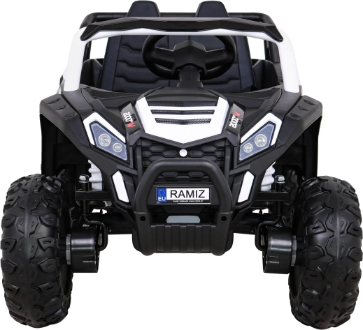 Detské elektrické auto buggy UTV 2000M s diaľkovým ovládaním – Biela