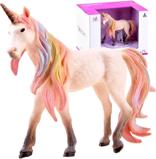 Figúrka jednorožca s dúhovou hrivou – Jednorožec