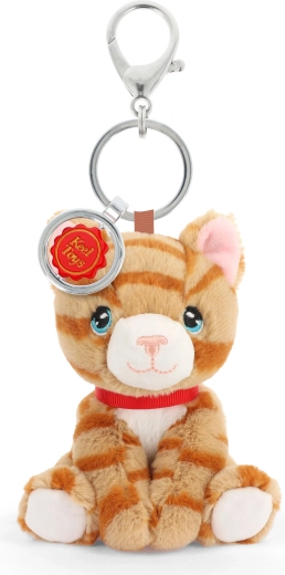 Keeleco prívesok na tašku ryšavá mačka 12 cm