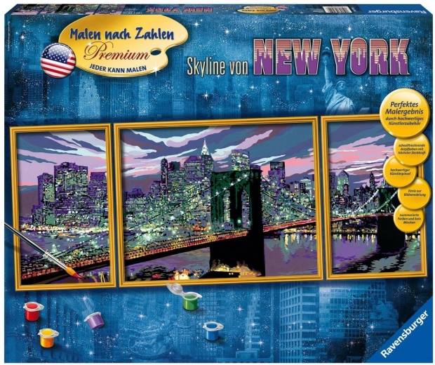 Ravensburger CreArt panorama New York – maľovanie podľa čísel