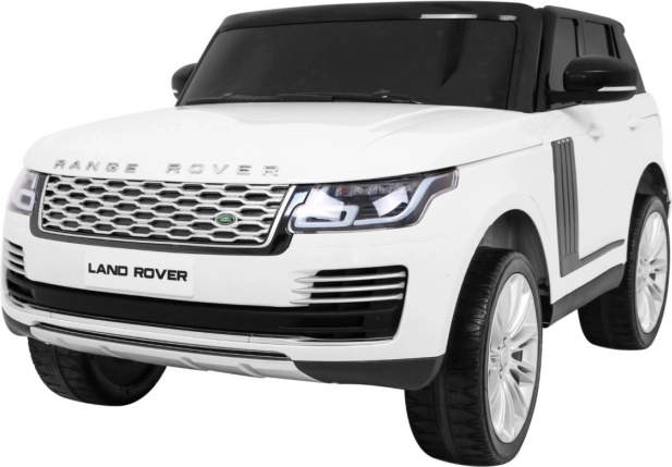 Detské elektrické autíčko Range Rover HSE, 2-miestne, biele, s diaľkovým ovládačom