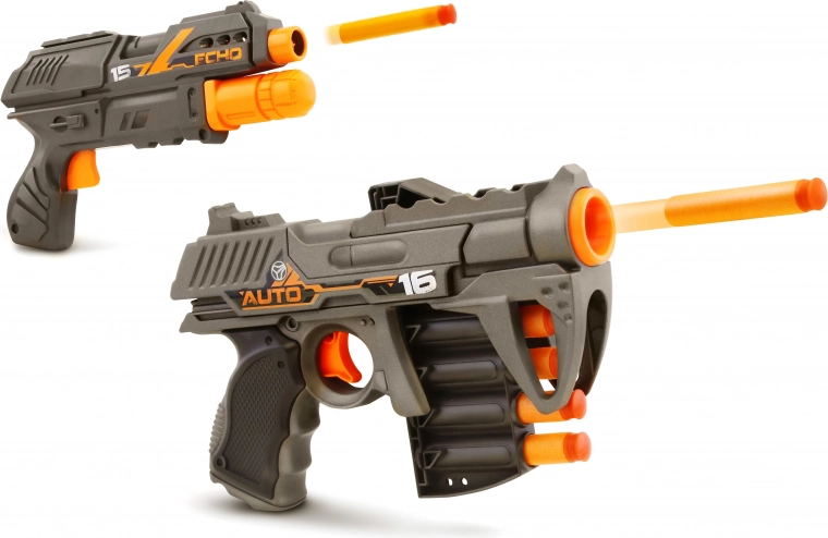 Pištole na penové náboje Blackfire Auto Scout a Echo‑11, 21 cm, set 2 ks