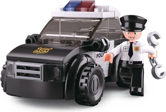 Sluban polícia hliadkový voz 4 v 1