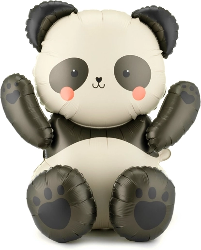 Stojaca panda ako výrazná dekorácia