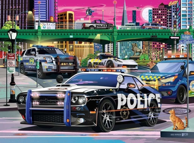 Ravensburger puzzle Policajný zásah XXL 150 dielikov