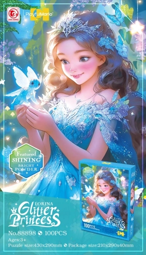 Puzzle 100 dielikov modrá víla