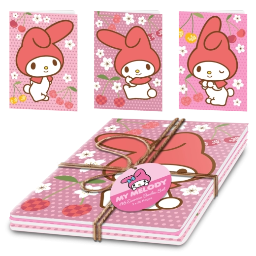 My Melody set zošitov A5 (3 ks)