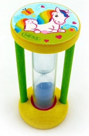 Presýpacie hodiny na meranie času čistenia zubov Jednorožec