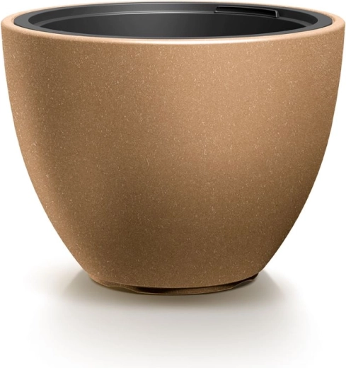 Kvetináč s prírodnou textúrou a vložkou 29,8 cm – NATURO ECO