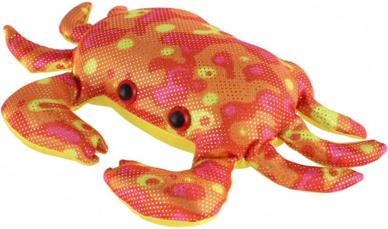Antistresový krab s pieskovou náplňou 21 cm