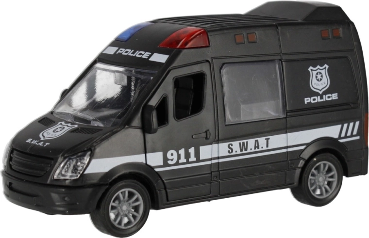 Policajné vozidlo SWAT – akcia a poriadok
