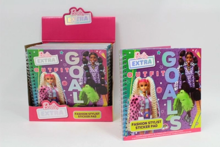 Barbie módny album so samolepkami