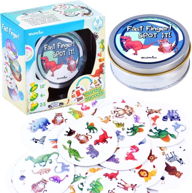 Hra pozorovací najdi pár Dinosaury