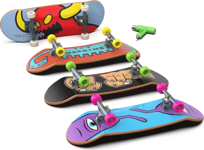 Štyri fingerboardy v jednej súprave