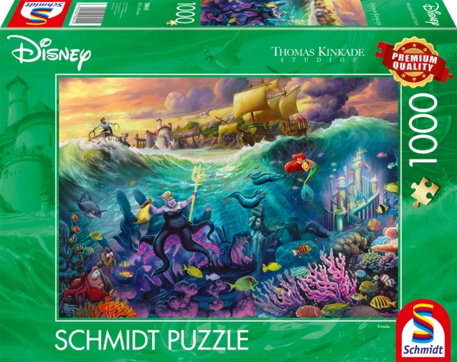 Disney Malá morská víla: Ursula – puzzle Thomas Kinkade 1000 dielikov