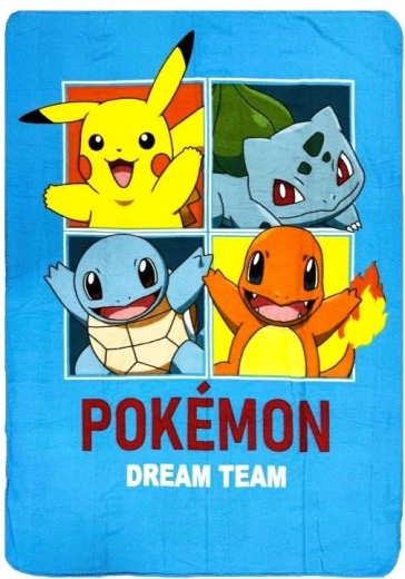 Flísová deka Pokémon 100 × 140 cm