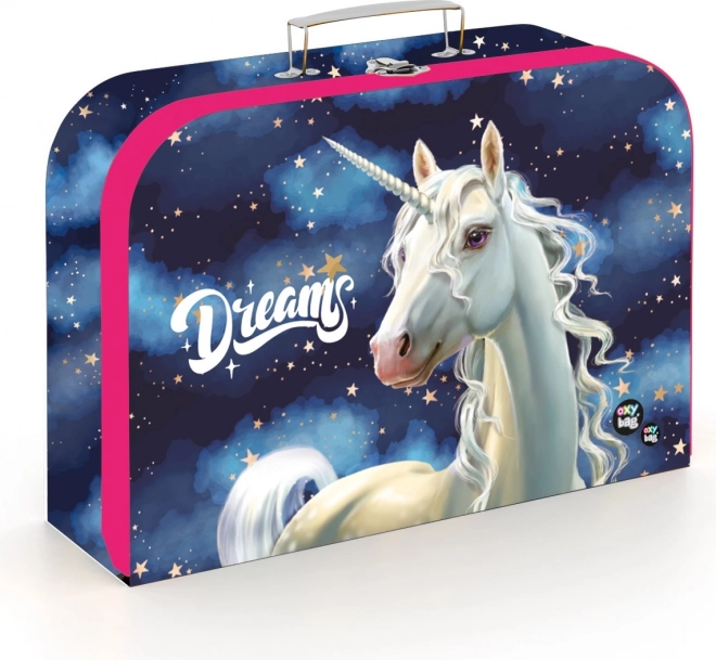 Laminátový kufrík 34 cm Unicorn