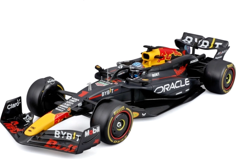 Model F1 Bburago Oracle Red Bull Racing RB20 2024 Max Verstappen 1:24 v akrylovom boxe