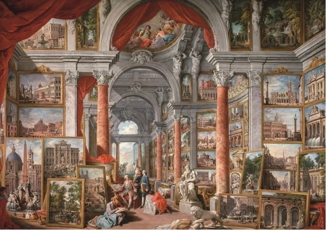 Art Puzzle Museum Series: pohľad na moderný Rím, 2000 dielikov