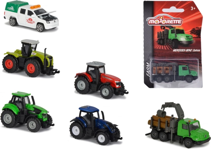 Majorette kovové farmárske vozidlo 7 cm – 1 kus