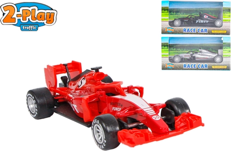 2-Play Traffic kovová formula 13 cm – voľnobeh, 3 farby