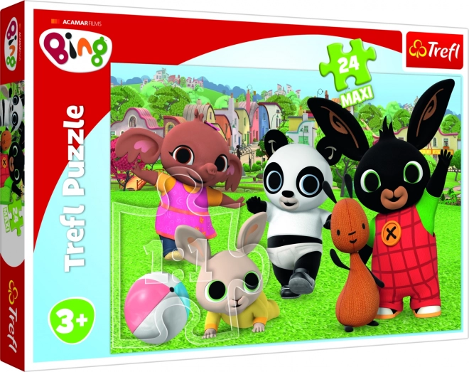 Puzzle TREFL BING Maxi 24 dielov – zábava v parku