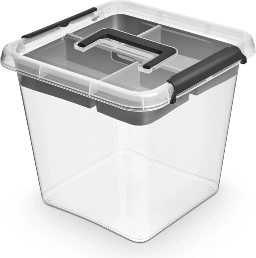 Simplestore insert úložný box s vekom a rukoväťou 13 l (29 × 29 × 26 cm)