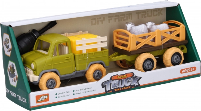 Auto so skrutkovacím prepravníkom pre zvieratá 28 cm