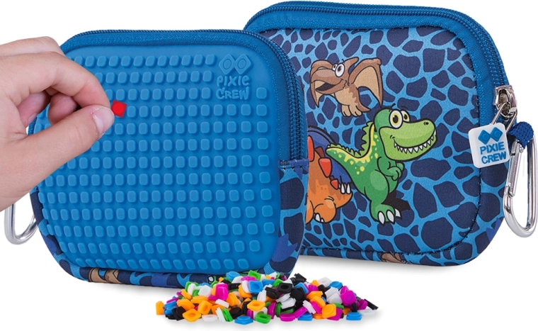 Pixie Crew univerzálne puzdro Dino modré