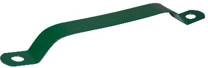 Poplastovaná objímka na stĺpik 38 mm, zelená