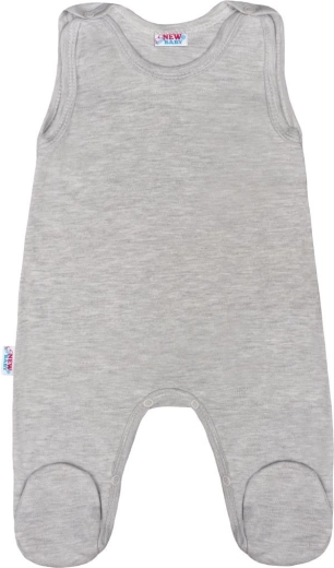 New Baby Classic II dojčenské dupačky sivé