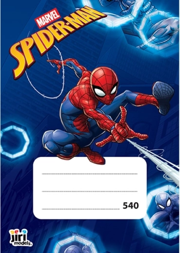 Školský zošit A5 Spiderman 540 bez linajok (40 listov)